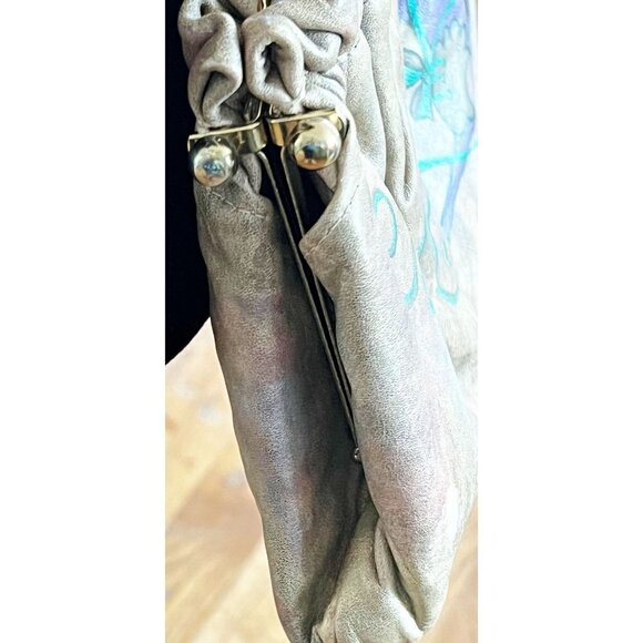 Vintage 80's Fancy Nancy Balletcore Leather Crossbody Boyton Bch, FL - Picture 8 of 10